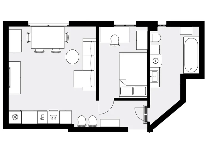 Urban Cosy No 4, Free Private Parking, Self Check-in דירה